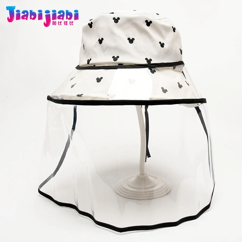 Summer Kids Hat Mask For Man woman Anti Virus Face Shield Spitting Protective Facial Boy Girl bucket Sun Visor 2-50 Old | Аксессуары для