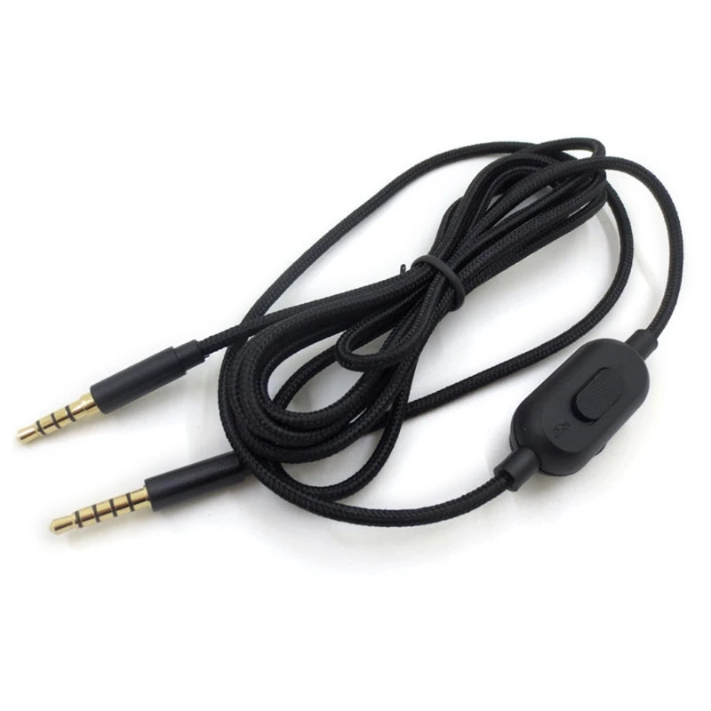 

2m Replacement 3.5mm Audio Earphone Aux Cable with Volume Control for Astro A10 A40 A30 Gaming Headphone Accessories