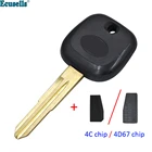 Чехол для ключей с транспондером, чехол-брелок для Daihatsu Charade Heart Esse material Mira Sirion Terios Trevis Xenia YRV 4C4D67 Chip TOY41R