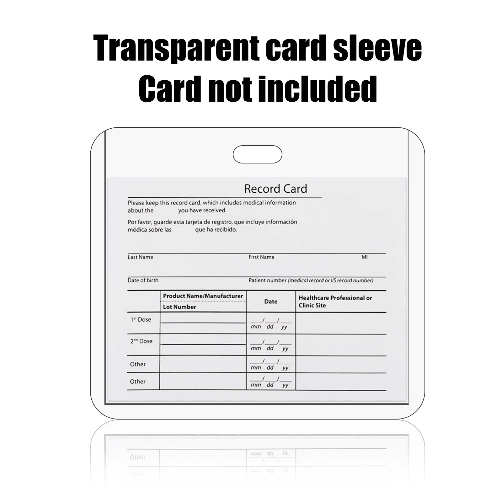 

4/7pcs Waterproof Transparent Card Holder Plastic Card id Holders Case To Protect Credit Cards Card Protector Cardholder