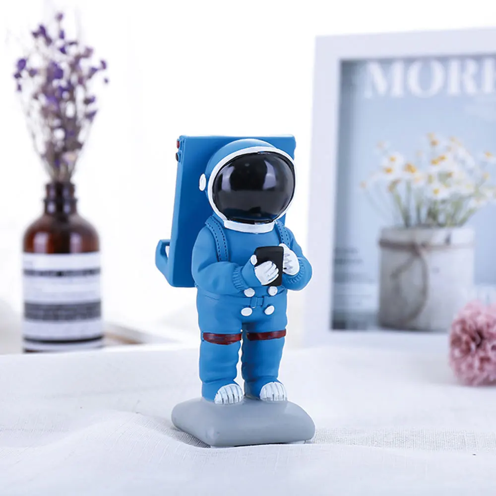 Креативный космический астронавт держатель для мобильного телефона из смолы