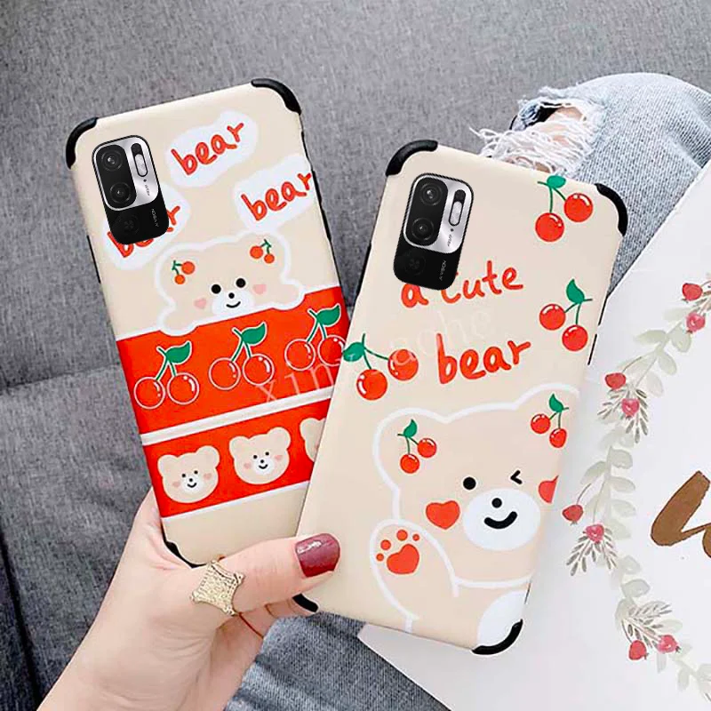 Чехол для телефона Redmi Note10 5G стильная футболка с изображением персонажей