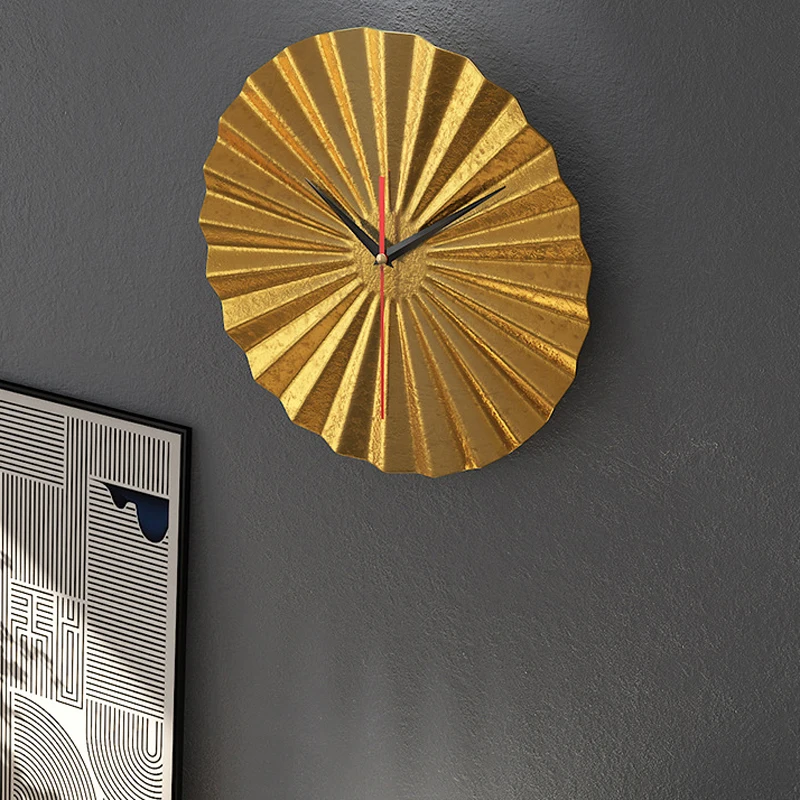 Креативные 3D металлические настенные часы роскошные современные дизайнерские