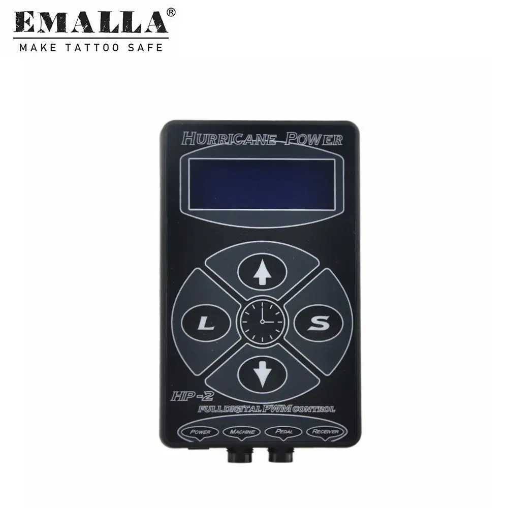 

Черный роторный блок питания для татуировочной машинки, интеллектуальный цифровой двойной ЖК роторный блок питания для татуировочной маши...