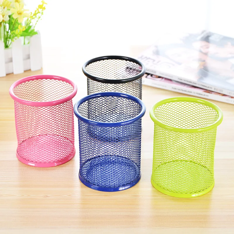 1 шт Высокое качество 5 Цвета офисный Органайзер круглый косметический карандаш