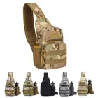 Тактический военный армейский рюкзак через плечо с системой Молле, уличный рюкзак для охоты, кемпинга, туризма, путешествий, альпинизма, нагрудная сумка с бутылкой