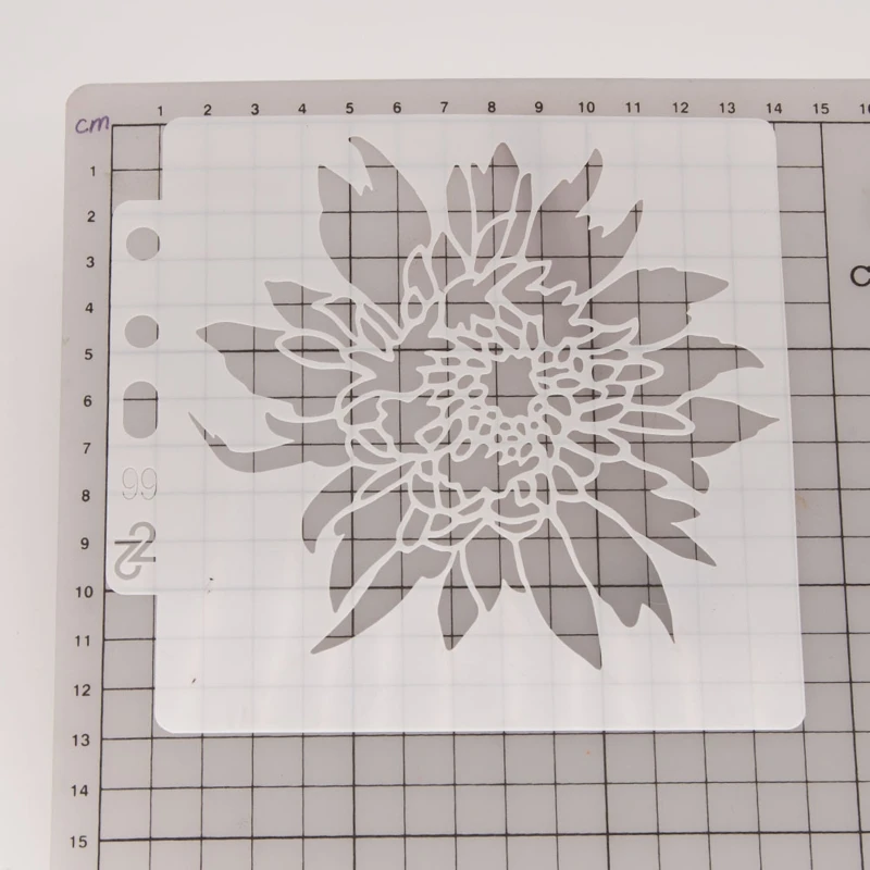 

Flower Stencils Template Painting Scrapbooking Embossing Stamping Album Card DIY