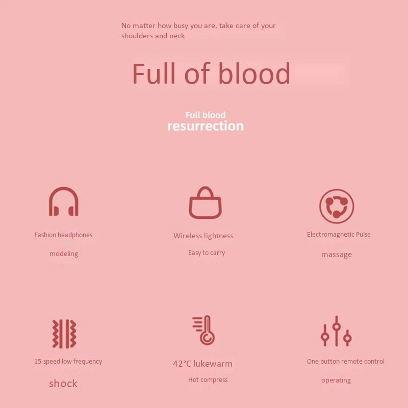 

Shoulder and Neck Massager, Electric Pulse and Neck Massager, Warm the Neck and Relieve Cervical Fatigue