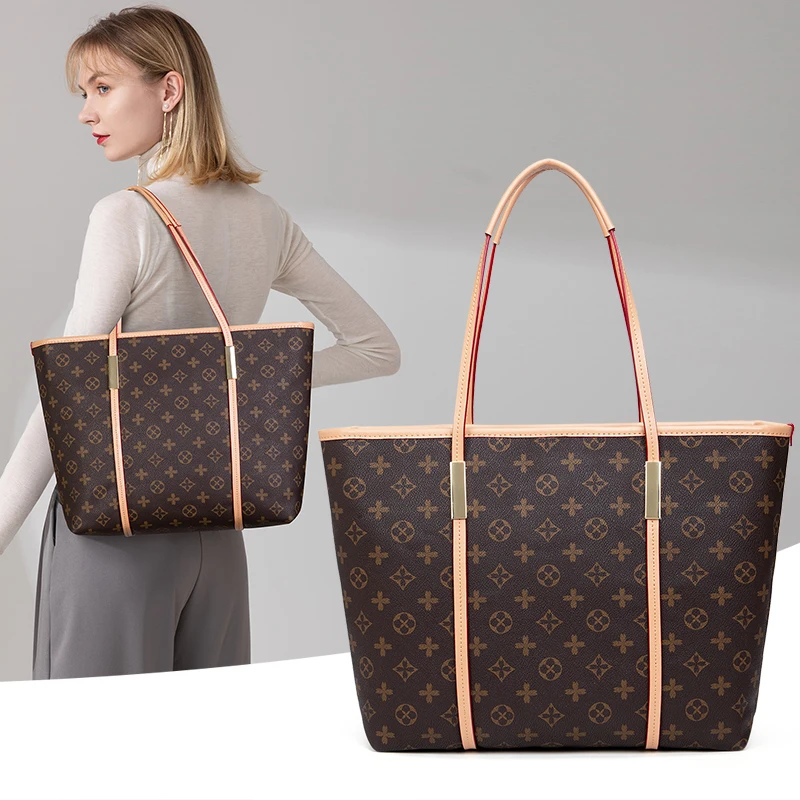 

MTONG Fashion Women Tote Bags Casual Large Capacity Ladies Handbags Bag Versatile Pu Leather Totes Shoulder Bag Female