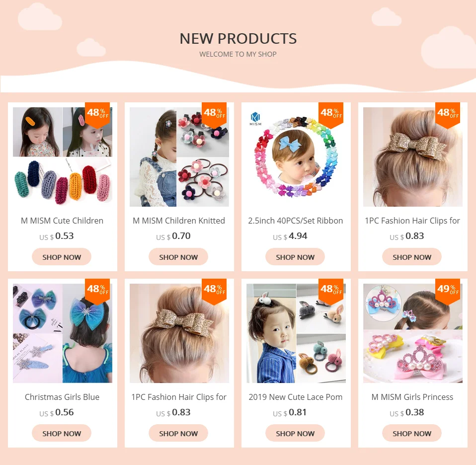 5pcs/set Fashion Full Covered Children Hair Clips Girls Cartoon Bow Cotton Hairpins Crown Kids Barrettes Cute Hair Accessories