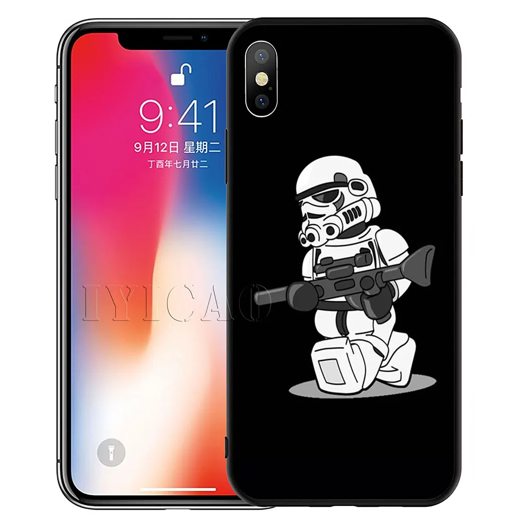 1 IYICAO Звездные войны комикс Дарт Мягкий силиконовый чехол для iPhone 11 Pro Max XR X XS Max 6 6S 7 8 Plus 5 5S SE чехол для телефона - Цвет: 1