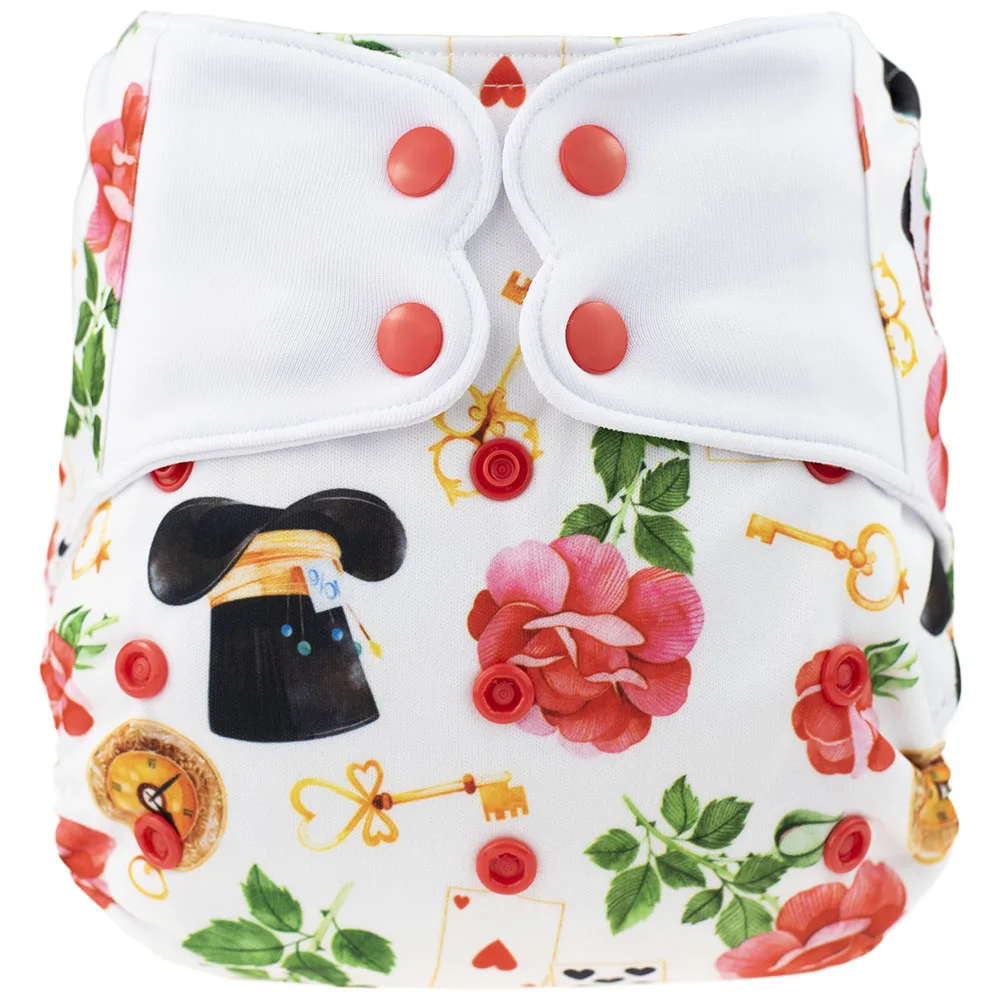 C01Y75 ElfDiaper принт! Подгузник без кармана моющиеся Детские Подгузники Ткань Подгузники - Цвет: C01Y75