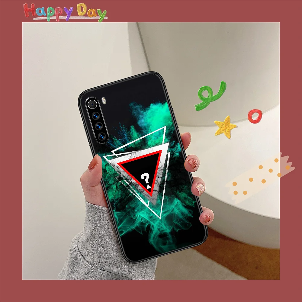 

French Fashion Luxury Brand Phone Case For XIAOMI Redmi Note 5 7 8 T 9 6A 7A 8A 9S K 20 30 Pro black Waterproof Painting Cover