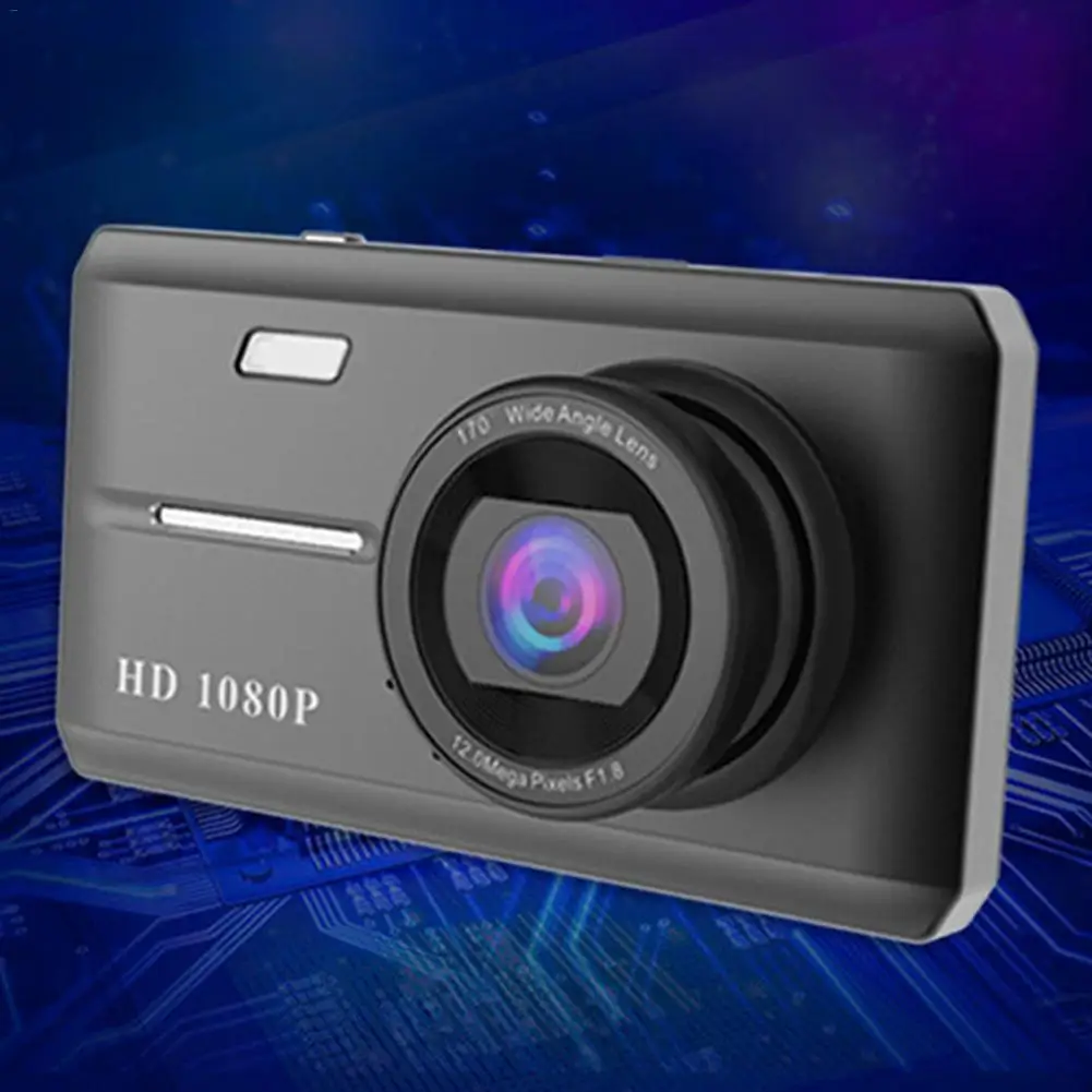 Автомобильный регистратор приборной панели камеры с 4 5 дюймовым HD экраном для