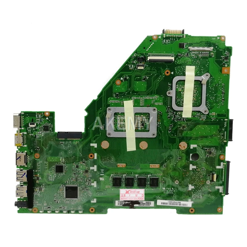 

Akemy X550VX Laptop motherboard For Asus X550VX X550V original mainboard 4GB-RAM I7-6700HQ GTX950M-4GB