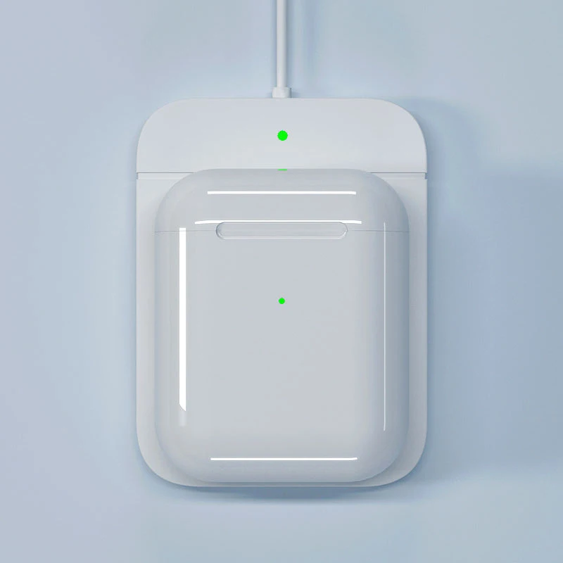Беспроводное зарядное устройство Qi для Airpods 2 3 Pro Bluetooth наушники в 1 беспроводное
