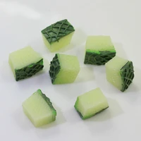 wholesale cute cucumber vegetable resin beads artificial realistic cabochons kawaii for decoration
