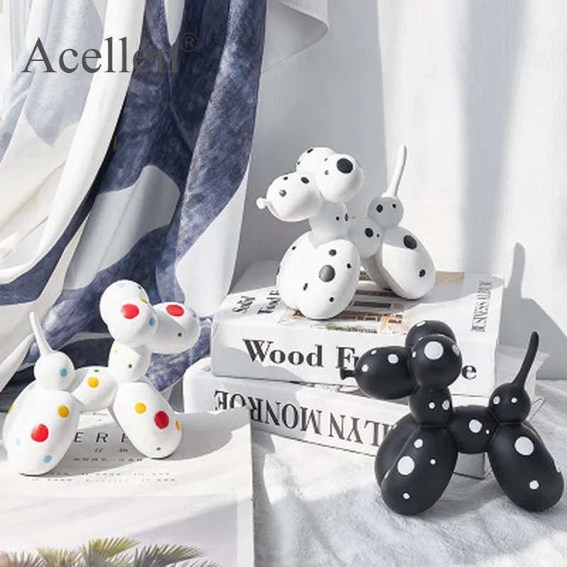 

Balloon Dog European-Style Modern Minimalist Creativ Decoration Room Desktop Home Decor miniature figurines accessories