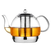 high borosilicate glass teapot induction cooker ceramic stove glass kettle boiling teapot glass bubble teapot