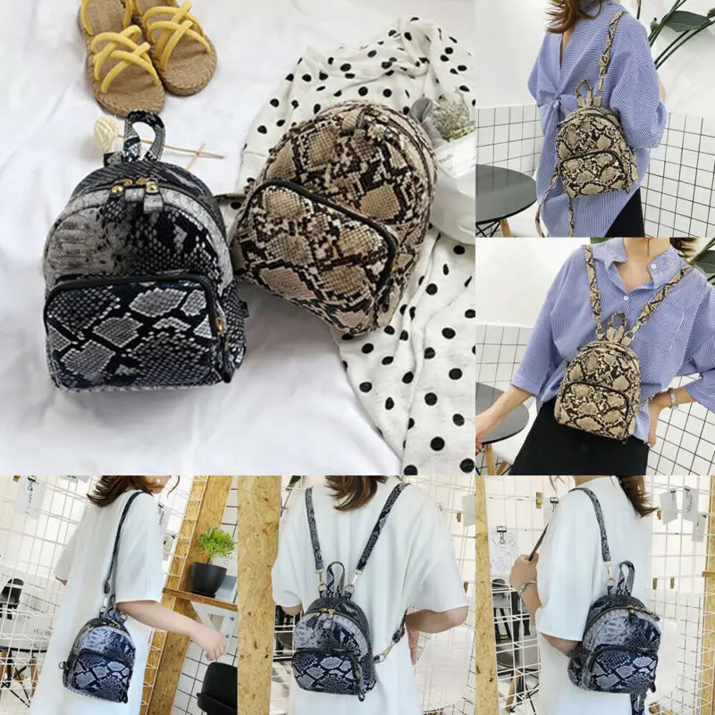 Мини-рюкзак женский из искусственной кожи многофункциональный | Багаж и сумки