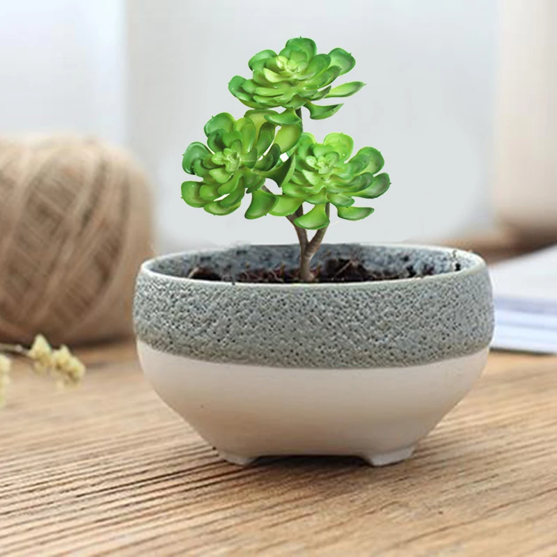 1 шт Мини Искусственные влагозапасающие растения пейзаж с лотосами декоративное