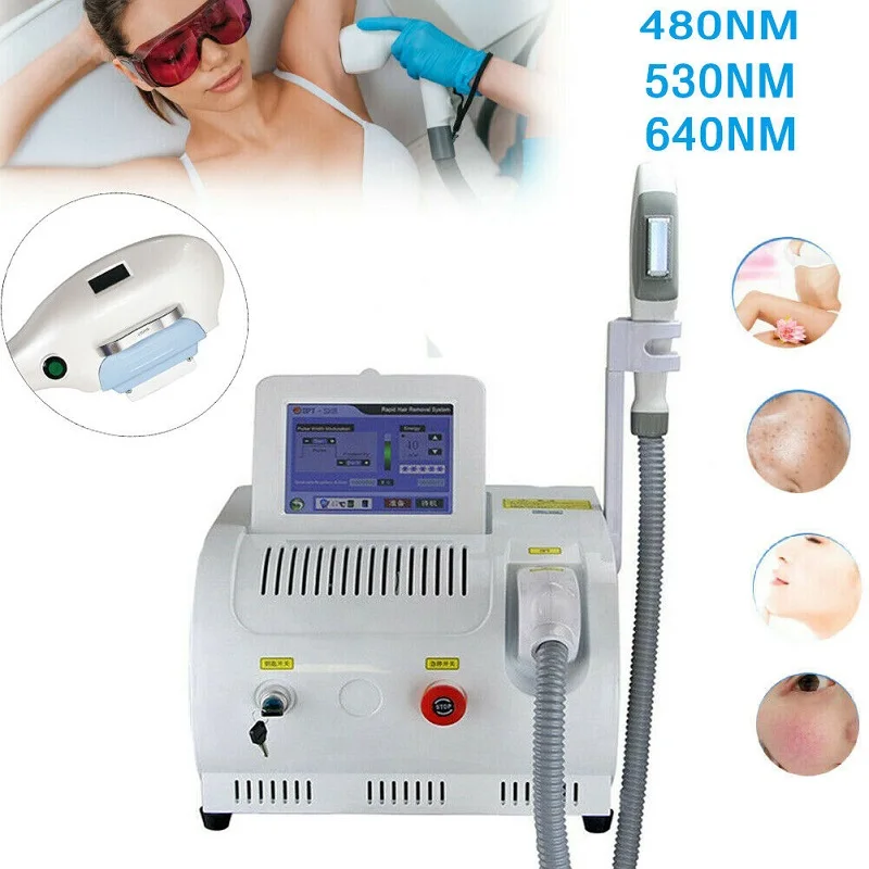 

Portable Desktop OPT IPL SHR Laser Hair Removal Machine permanent hair remover skin whitening skin rejuvenation