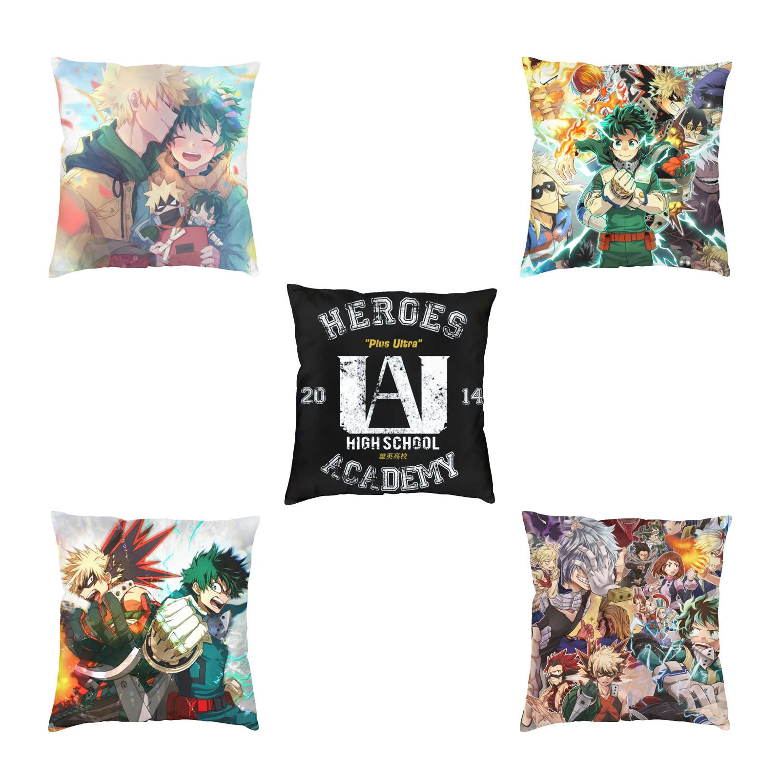 

Наволочка в стиле аниме «Моя геройская Академия», декоративный чехол для подушки, для дома, кровати, дивана, спальни