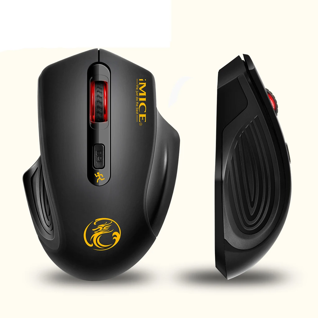 E-1800 беспроводная мышь регулируемая 1600 dpi игровая мышь для компьютера ноутбука ПК мышь Регулируемая оптическая компьютерная мышь