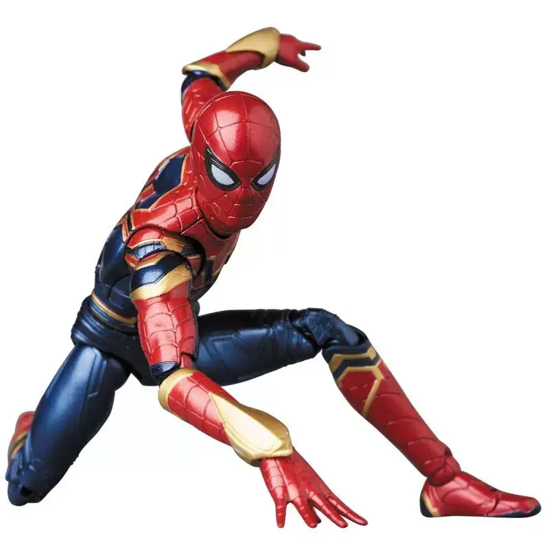 Новинка 2019 Мстители бесконечные войны Железный паук Человек Mafex 081 Spideman фигурка