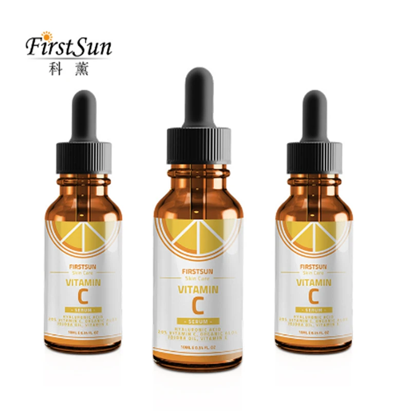 Firstsun vitamine C sérum blanchissant acide hyaluronique créme visage & E VC Anti âge bio 10 мл TSL|Сыворотка| |