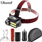 Налобный фонарь, светодиодный XP-G Q5 с аккумулятором 18650