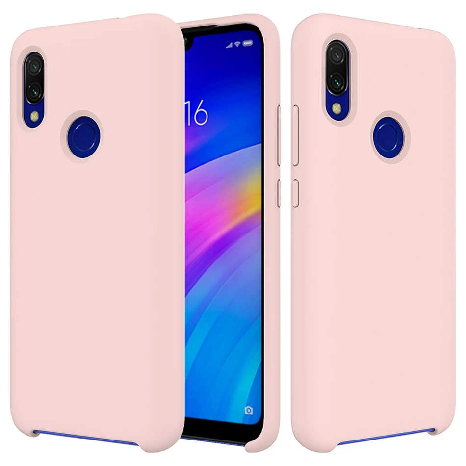 Для Xiaomi Redmi Note 7 Pro K20 Оригинальный жидкий силиконовый чехол для Mi 9t 9se 8 se A2 6X