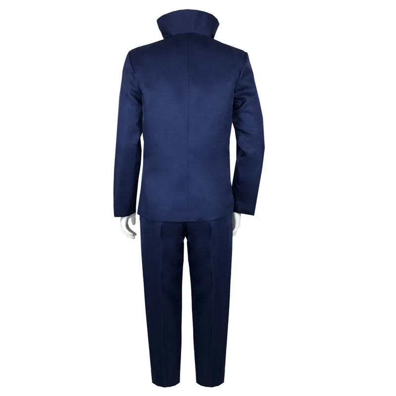 Jujutsu Kaisen Anime Fushiguro Megumi Cosplay Costume Top Pants Blue Halloween Party Uniform Set