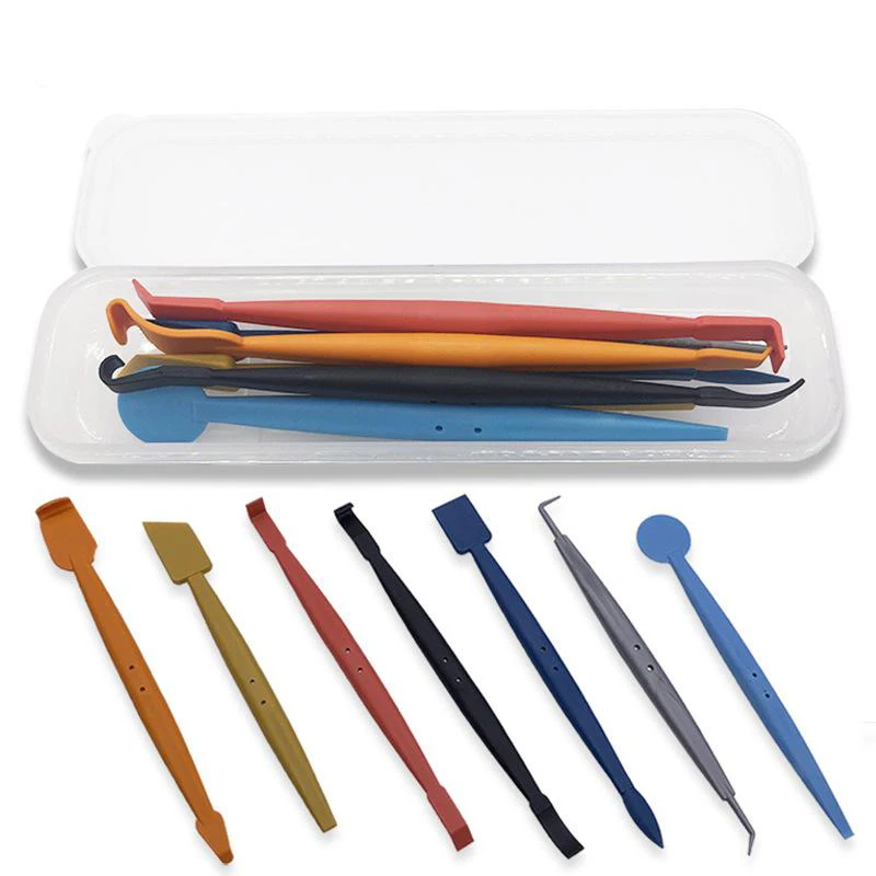

7Pcs Edge Vinyl Car Wrap Film Stick Tuck Tools Magnet Micro Squeegee Gasket Kit for All Cars