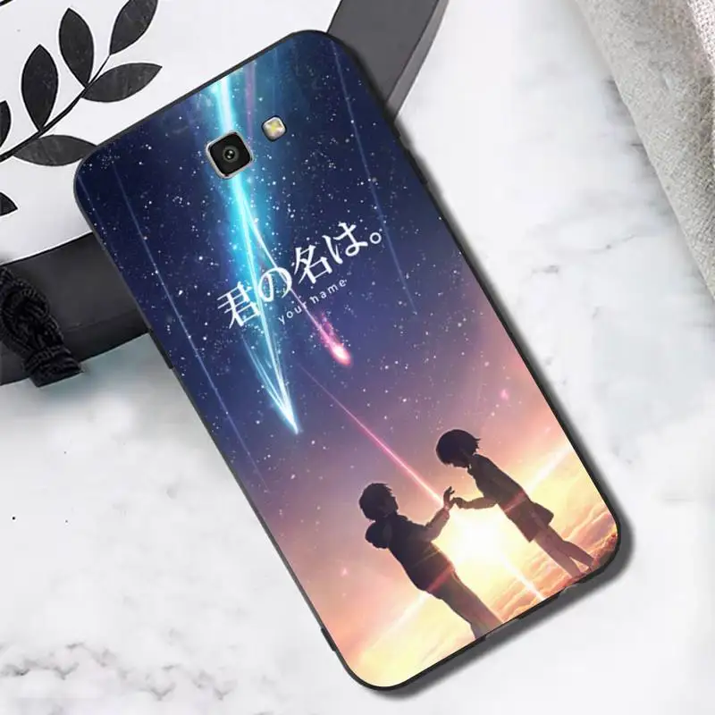 

Japanese Anime Your Name Kimi no Na wa Phone Case for Samsung Note 8 9 10 20 lite pro ultra J 7 2 4 6 5 prime