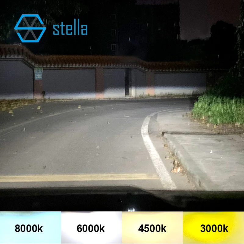 Лампа головная светодиодная Stella H4 для автомобилей 12 В 82 Вт 6000 лм k | Автомобили и