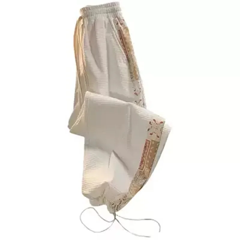 

Picture Waffle Loose-Fit Tappered Trousers