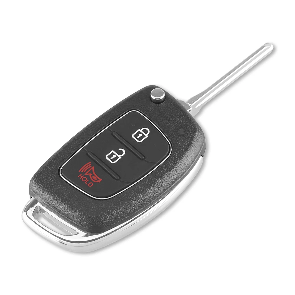 KEYYOU Replacement 3/4 Button Flip Remote Key Shell Fob Case HB20 Solaris For Hyundai ELANTRA New Verna IX35 IX45 Fe KIA | Автомобили и
