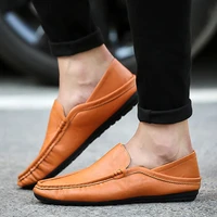 summer light loafers shoes men conveniently slip on casual shoes for man breathable soft peas lazy driving shoe two ways of wear