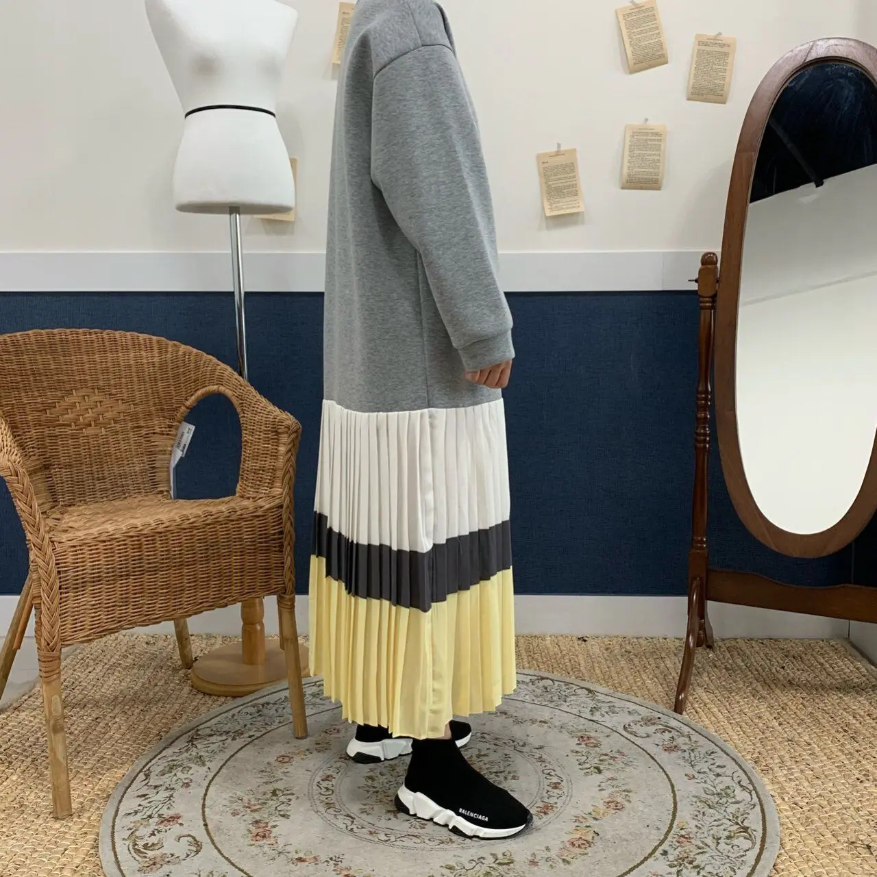 RUGOD Chic зима женское платье элегантный сплошной круглый вырез горловины прямые дамские платья свободного покроя vestido модное Утепленное зимнее платье