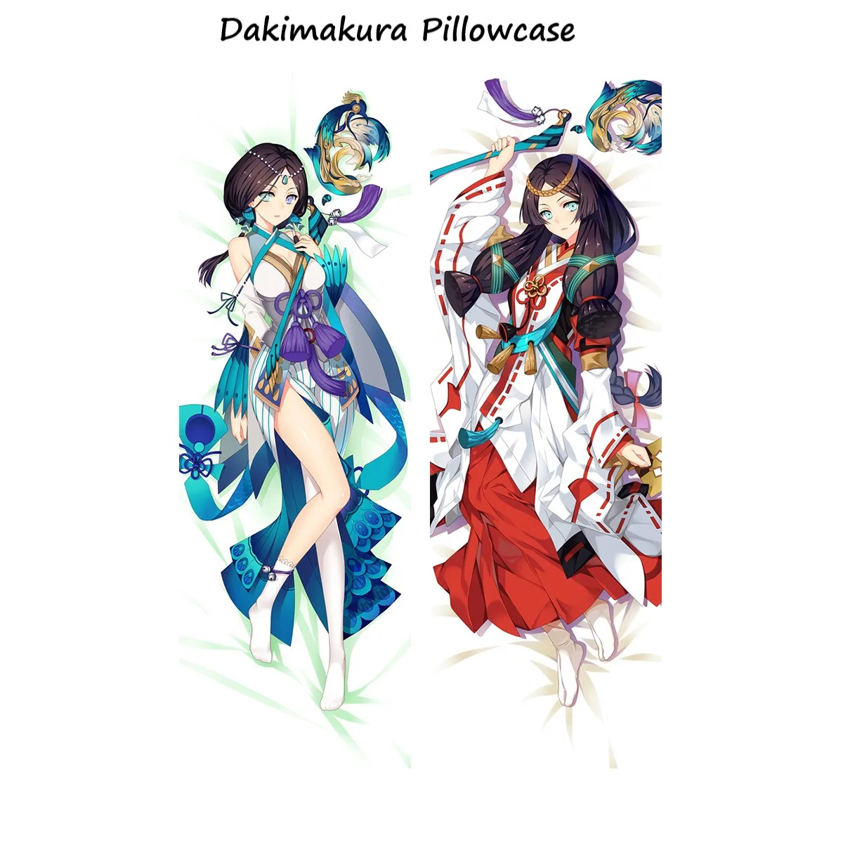 

Onmyoji Yaobikun Cosplay Custom Dakimakura Anime Body Pillow Kawaii Loli Girl Boyfriend Backrest Bed Pillowcase Cushion Gift