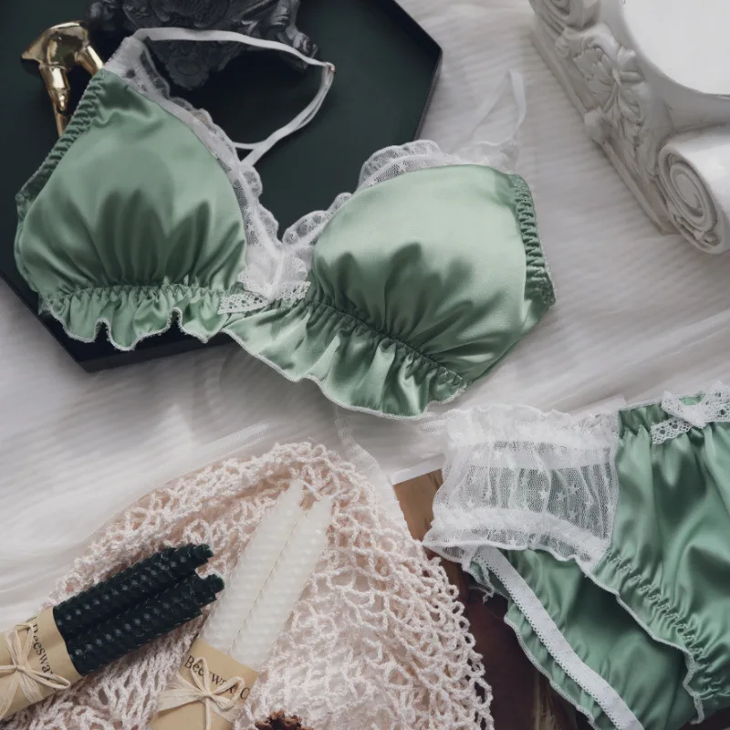 SP & CITY винтажный пикантный атласный бюстгальтер с перламутровой текстурой