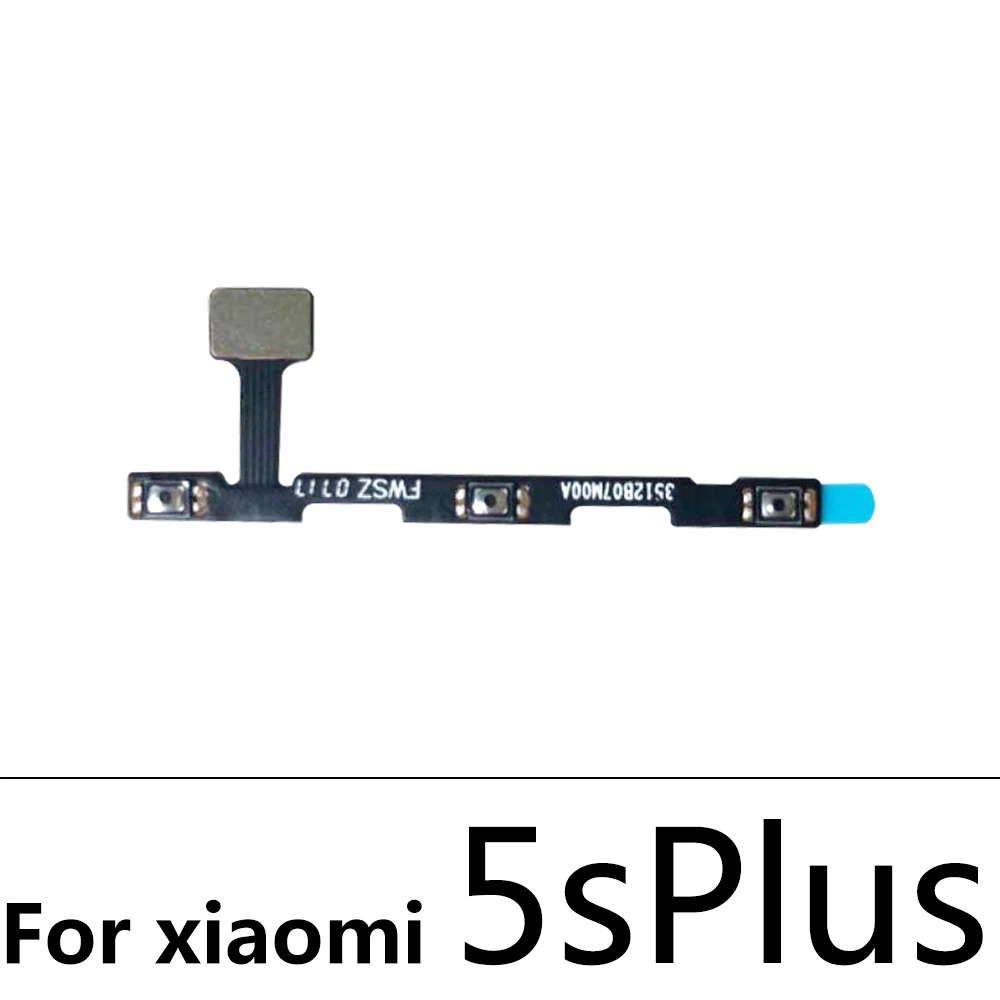 Гибкий шлейф для переключатель вкл/выкл кнопка Xiaomi Mi 5s плюс 6 8 Se A1 Lite 11 Pro/Redmi 3S 5A 7A 8A