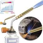 1 шт. горелка для огнемет Бутановая газовая выдуфонарь лка ручное зажигание для кемпинга сварочный инструмент для барбекю