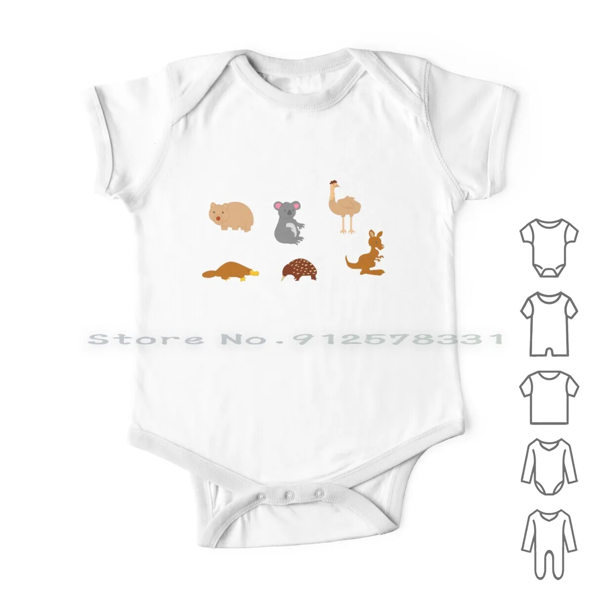 

Австралийские Животные Одежда для новорожденных детей комбинезоны хлопковые комбинезоны Koala Kangeroo Echidna Wombat австралийские животные пушистые для младенцев