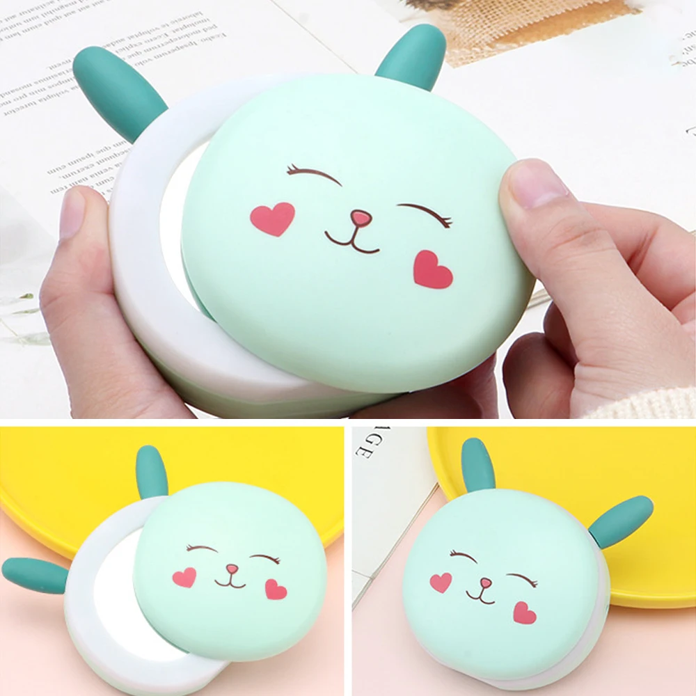 Портативный 3 в 1 Мини грелка для рук USB Power Bank электрическое зеркало макияжа