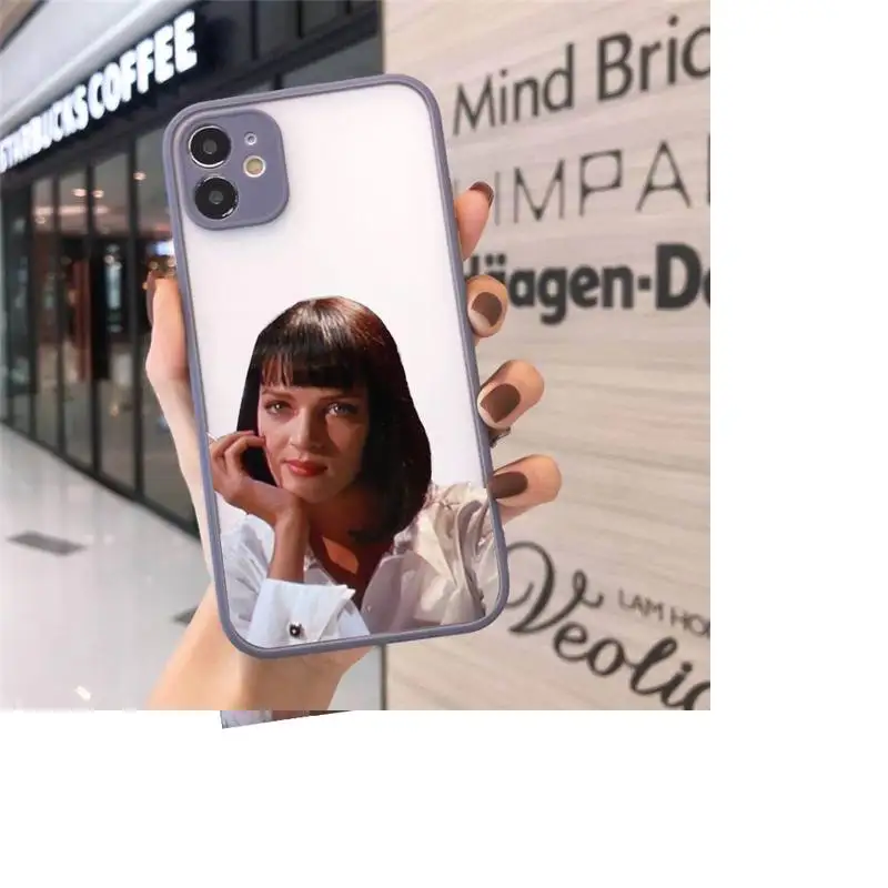 

Greatest movie ever made Pulp Fiction Phone Cases Matte Transparent for iPhone 7 8 11 12 s mini pro X XS XR MAX Plus cover funda