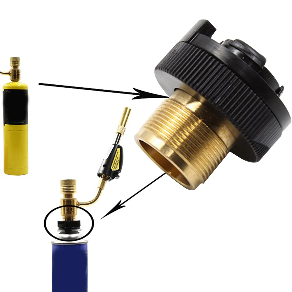 Резервуар для заправки газа медный адаптер переоборудования печки на открытом