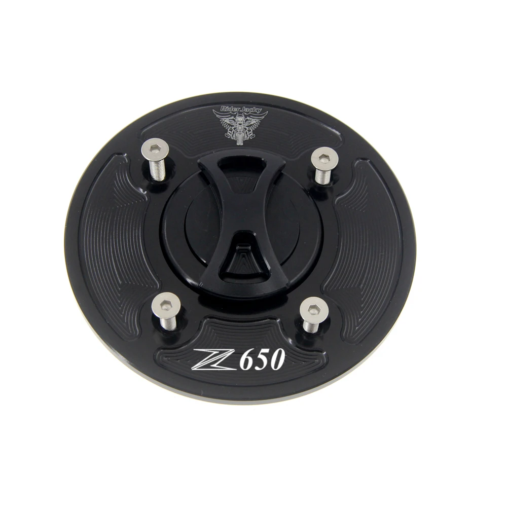 

Motorcycle CNC Aluminum Fuel Gas Tank Cap Keyless Cover For KAWASAKI Z 650 Z650 2017 2018 2019 2020