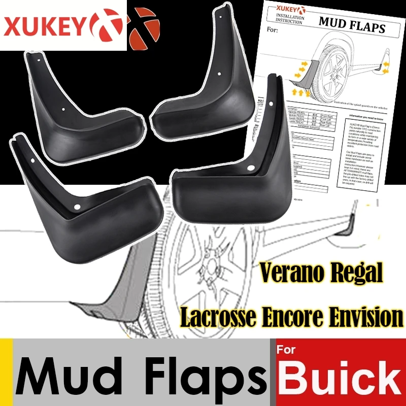 Оригинальные Брызговики Xukey для Buick Verano регаль лакросс Encore брызговики Envision